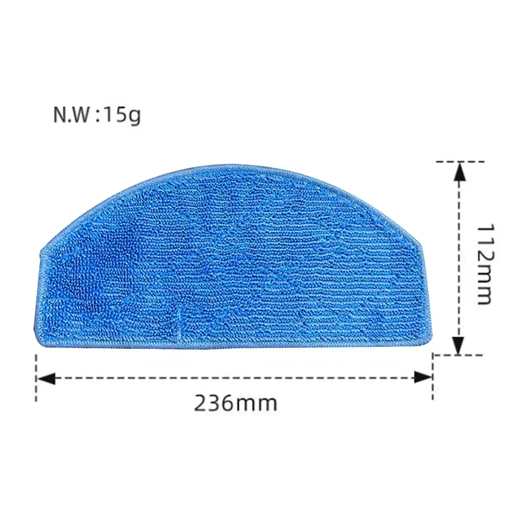 Robot Vacuum Cleaner Accessories For Tikom G8000 Pro/ Honiture G20 Vacuum Cleaner Washable Mop Cloth Pads Filter