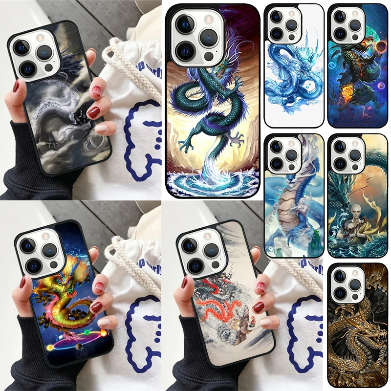 Legendary Chinese Dragon Cover For iPhone 16 13 14 15 Pro Max 12 Mini 11 15 Pro Max 6 7 8 Plus Max SE 2020 Phone Case