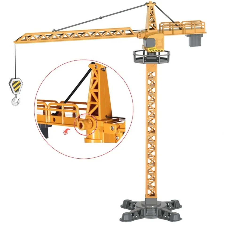 

Lifting Tower Tower Crane Model Simulation Excavator Engineering Vehicle Loader Tractor Diecast Car Construction Model Children