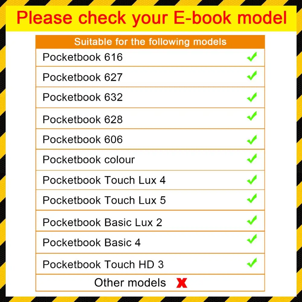 Case For e-book Pocketbook 627/616/632/606/628/633 colour Cover For PocketBook Touch Lux 5 Basic 4 Lux 2 Case