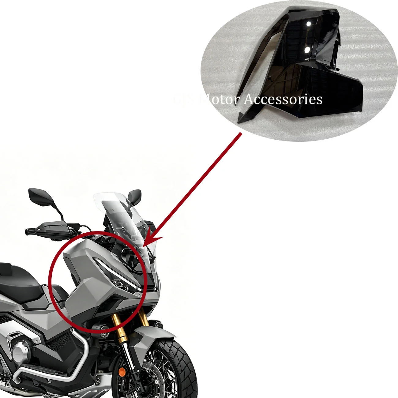 Fit For XADV X-ADV 750 Front Headlight Cover Fairing For  XADV750 X-ADV750 2025-2026 Motorcycle Injection Panel Fairing