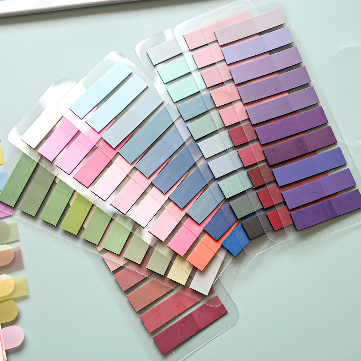 

200-1400 Sheet Bulk Pack Transparent Sticky Note Self-Adhesive Bookmark Page Markers Annotation Tabs for Notebooks Office School