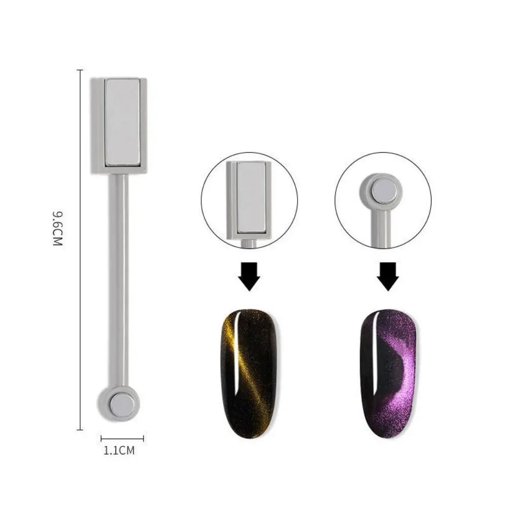 Cat Eyes Nail Polish Magnet Pen Multi Functional Double Headed Magnetic Nail Stick UV Gel Nails Accessories