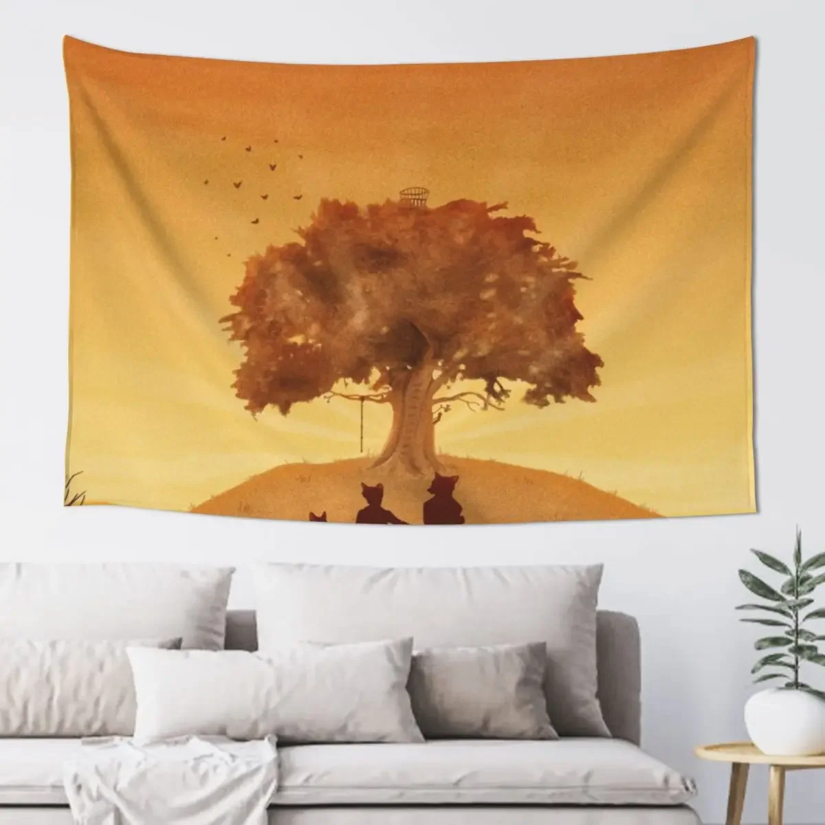 

Fantastische Mr. Fox Tapestry Decoration Room Korean Room Decor Aesthetics For Room Carpet On The Wall Tapestry