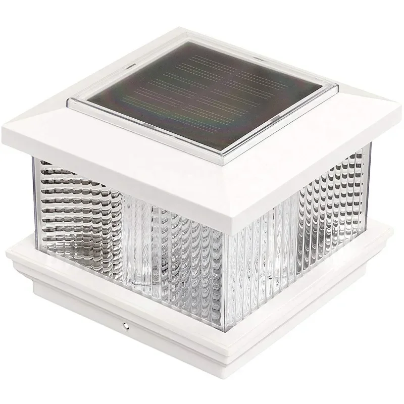 5x5 or 4x4 post cap solar deck light, solar fence post cap light