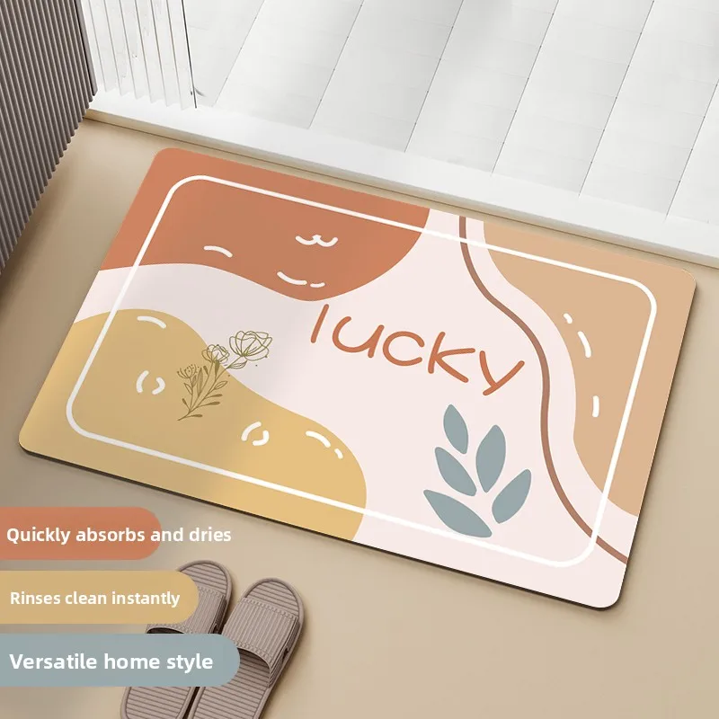 

Water Absorbent Silicon Dendroid Batoom Mat Anti-Slip Entrance Door Mat Soft Floor Carpet for Home Use in Batooms