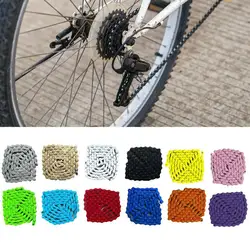 Single Speed Bicycle Chain Color Carbon Steel Bike Chain Durable 94 Section Single Speed Chain Ultralight MTB Road Bike Chains