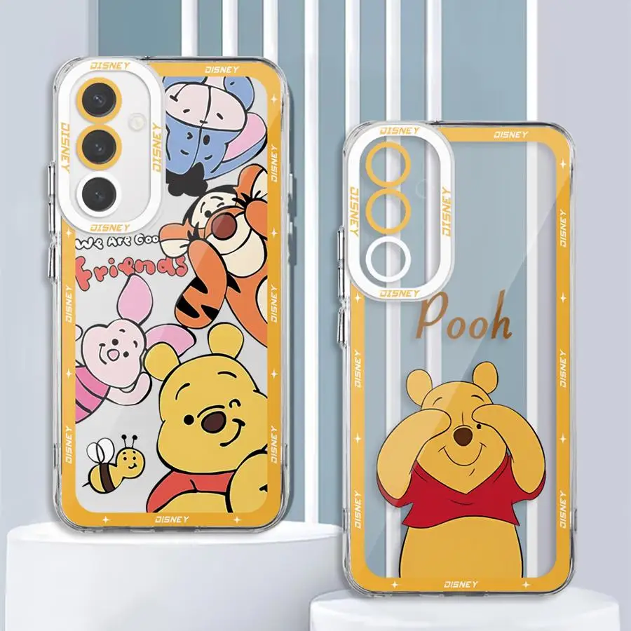 Disney Winnie Pooh phone Case for Galaxy A31 A50 A50s A51 4G A71 4G A21s A12 A52s 5G A22 A32 A52 A72 4G 5G