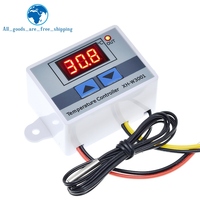 TZT W3001 Digital Control Temperature Microcomputer Thermostat Switch Thermometer New Thermoregulator 12/24/220V