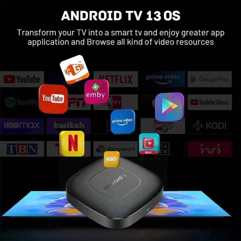 Groothandel T1 Mini Smart TV Box Set-top TV Box Voice Assistant Android 13 Allwinner H313 4K 8K Video Dual Wifi BT5.0 Home Theater
