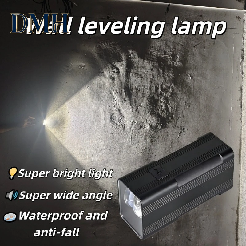 

DMH .Black Wall Grinding Acceptance LED Flashlight USB Interface Portable Decorative Long-life Leveling Lamp