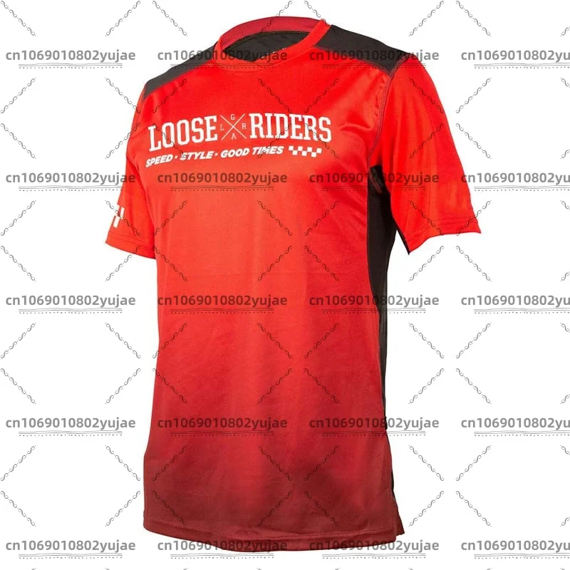 Loose rider man and woman motocross downhill jersey endurance racing breathable shirt BMX MTB mountain bike jersey