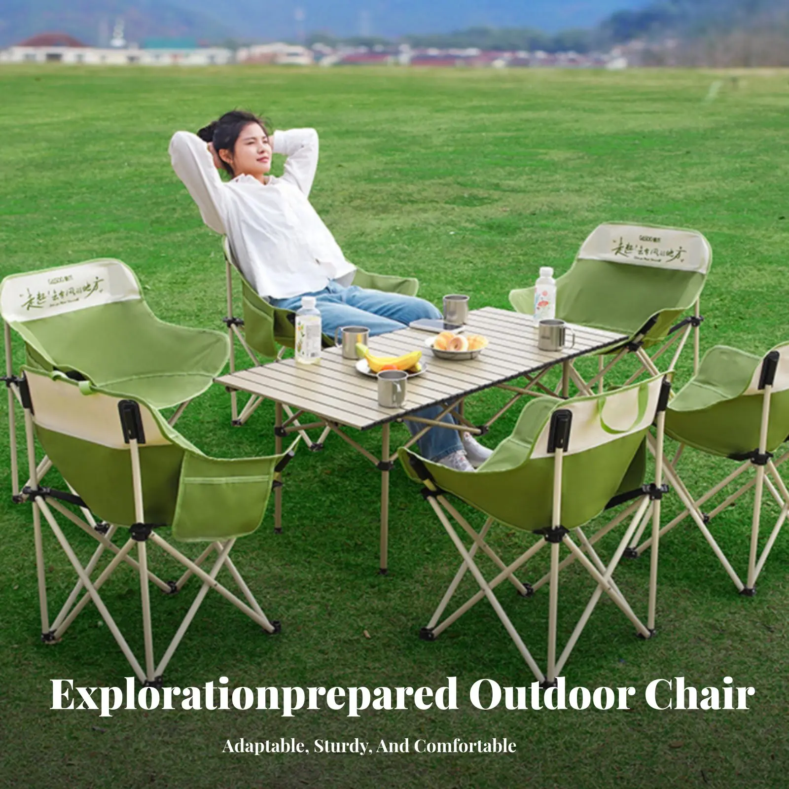 

Складное кресло Highspine Moon Chair с сумкой для переноски для рыбаков, любителей активного отдыха, кемпинга, рыбалки