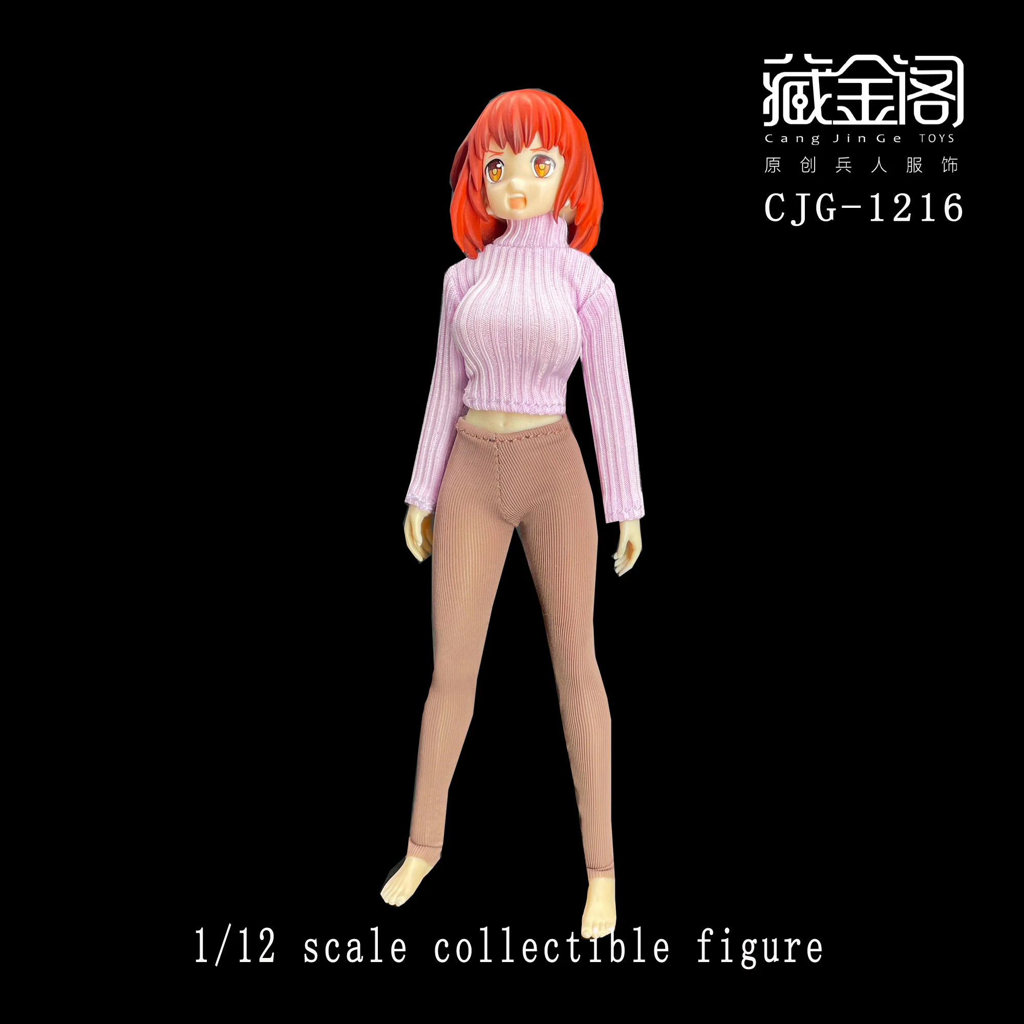 CJG-1216 Skala 1:12 Damskie Rajstopy do Jogi Spodnie Model Ubrań Pasują na 6-calową Figurkę Żołnierza Lalki