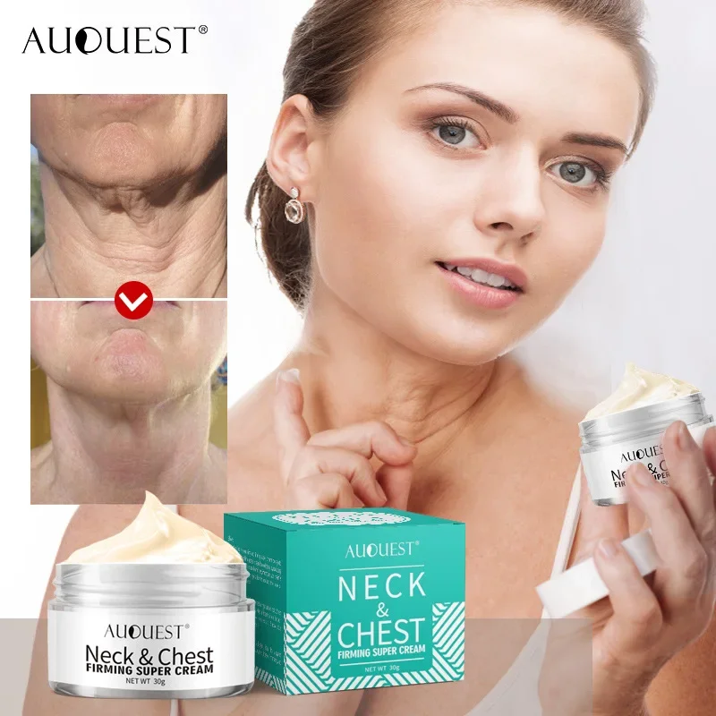 

AuQuest Neck Cream Firming Rejuvenation Anti-wrinkle Firming Skin Whitening Moisturizing Neck Serum Tighten Neck Lift Skin Care