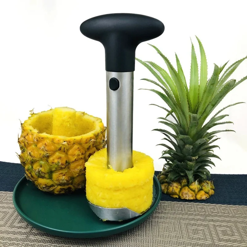 

1PCS Spot Stainless Steel Pineapple Peeler Pineapple Corer Slicer Fruit Cutter Easy Slicer Peeler Kitchen Gadget Delivery Fast
