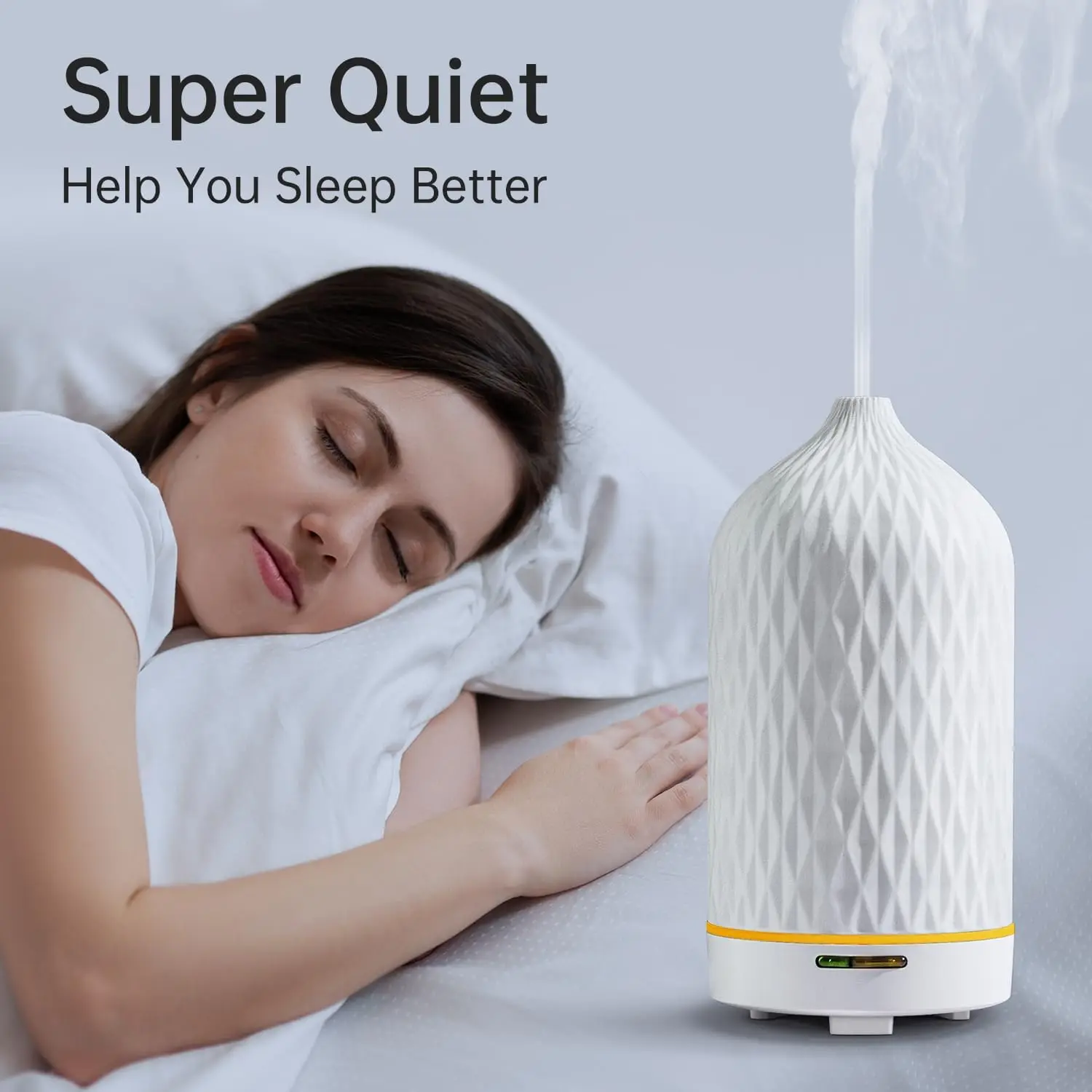 2026 New Upgrade Essential Oil Diffuser,Handcrafted Ceramic Diffuser,120ml Ultrasonic Cool Mist Humidifier,Aromatherapy With