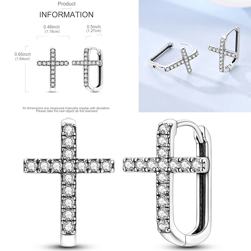 925 Sterling Silber Creolen Pfotenabdruck Blumenstrauß Kleeblatt Lavendel Fisch Bunter Schmuck Geschenk für Frauen und Mädchen – Detail 27