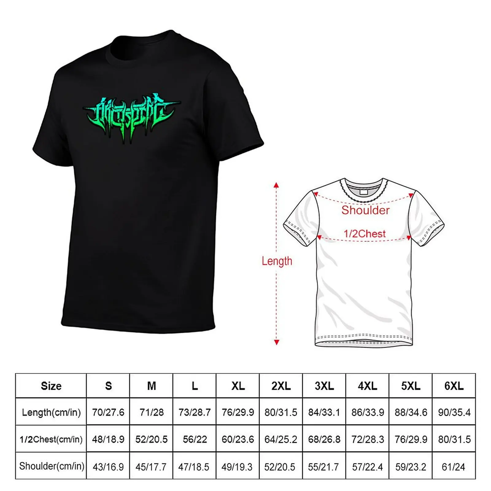 Archspire T-Shirt graphics aesthetic clothes customs tops men workout shirt