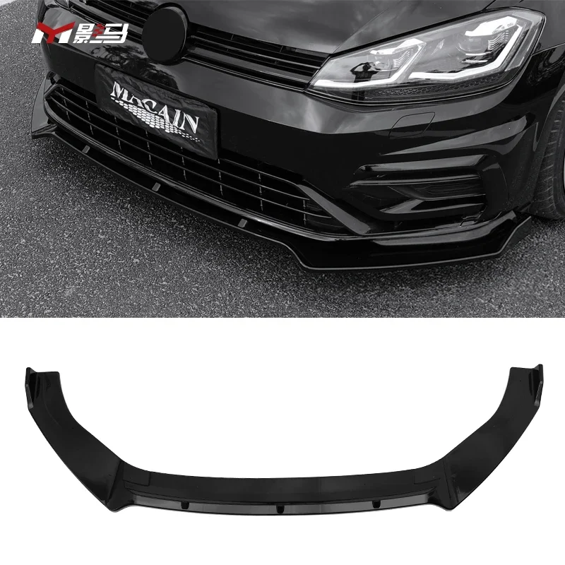 

Parts for Volkswagen Car Front Bumper Lip Spoiler MAX style for VW GOLF 7 VII MK7golf MK7.5 R-Line 2013-2020