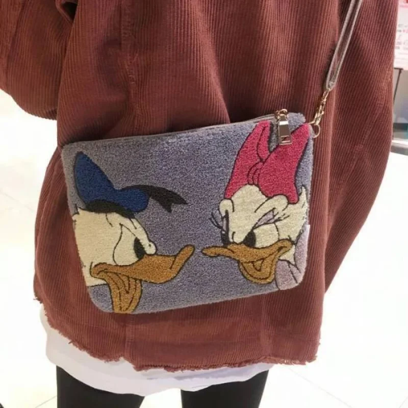 Imagem -02 - Disney Bolsa Crossbody Portátil para Mulheres Bolsa de Maquiagem para Meninas Bolsas Designer de Luxo Bolsa Designer