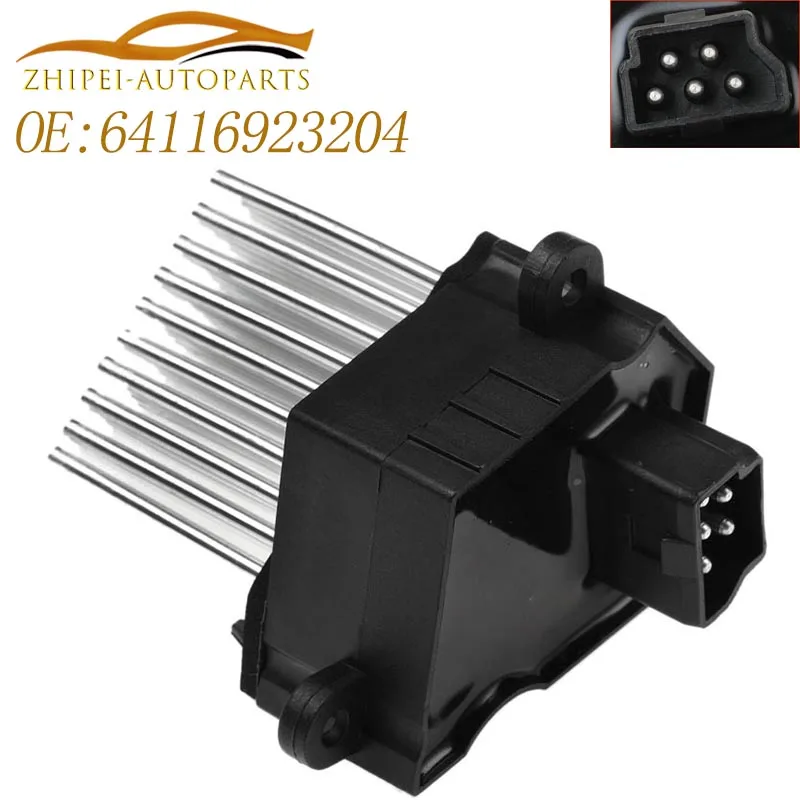 64116923204 Electric Fan Heater Blower Motor Resistor Car 64116929540 64118383835 For BMW E36 E46 E39 E83 X3 E53 X5