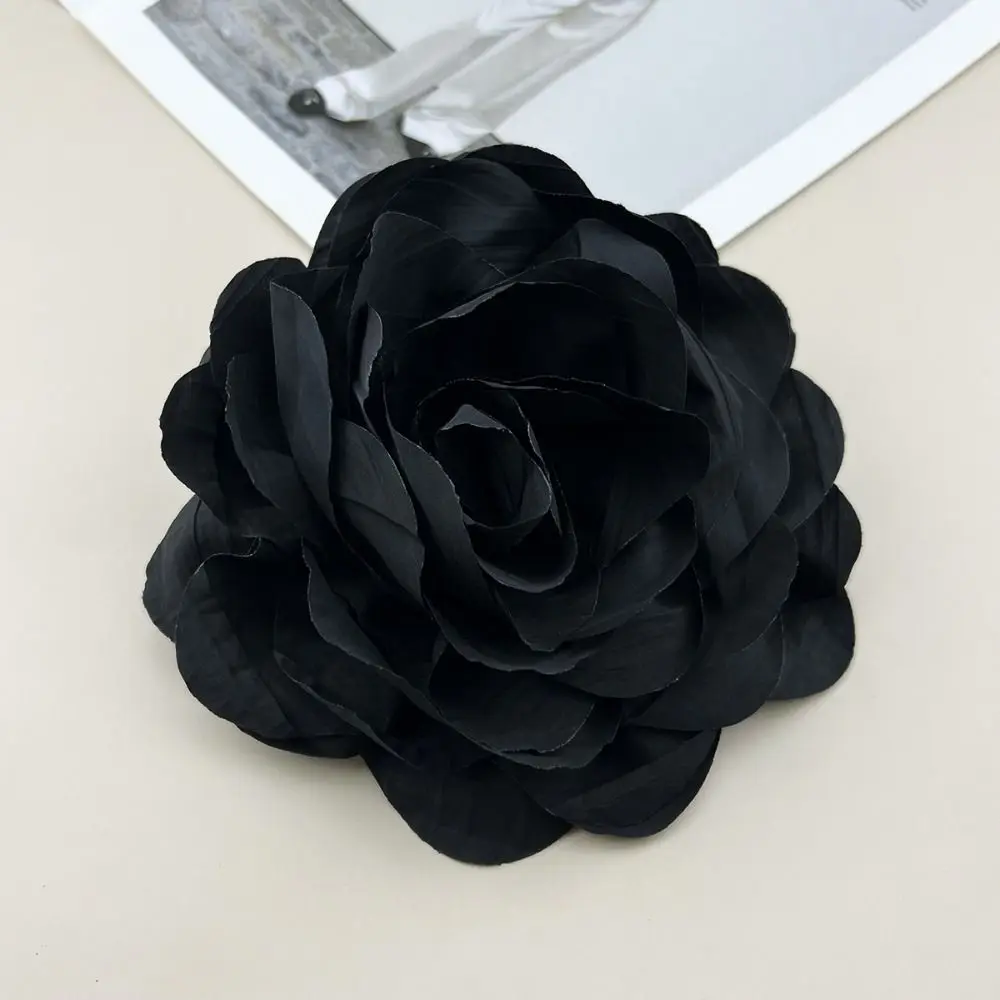 Exaggerate Multi-layer Rose Flower Brooch New Women Fabric Sweater Coat Pin 16CM Magazine Wedding Shoot Dress Suit Corsage