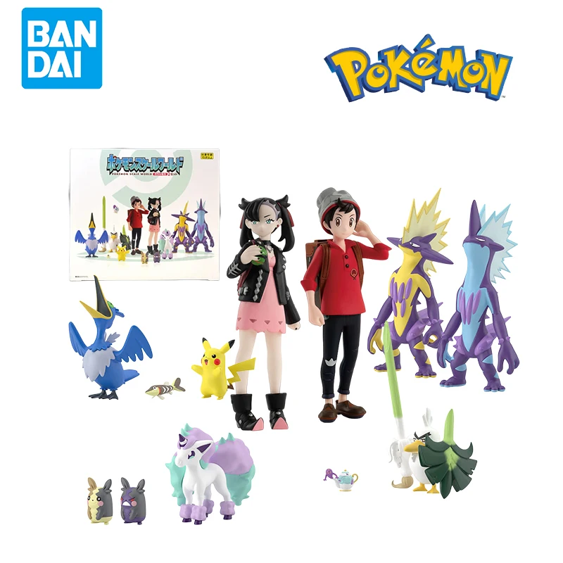 

Original Bandai POKEMON Scale World Galae Region 2 Victor Marnie Anime Figure Model Toys For Boy Girl Birthday Gifts Collectible