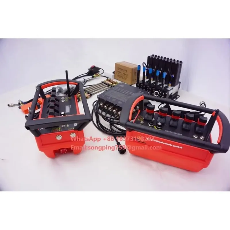 

Construction Machine Crane Remote Control for Sale With 5 Joysticks Motors Wholesale Online