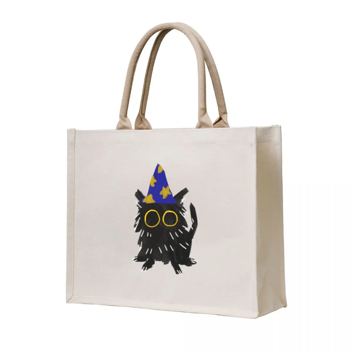 

Wizard Cat Tote Bag hand bag ladies Canvas shoulder bag bags for women tote custom
