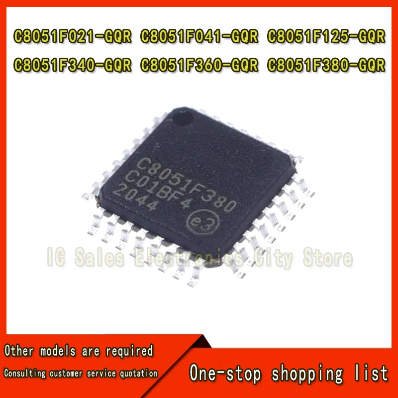 (1piece)100% New C8051F021-GQR C8051F041-GQR C8051F125-GQR QFP64 C8051F340-GQR QFP48 C8051F360-GQR C8051F380-GQR