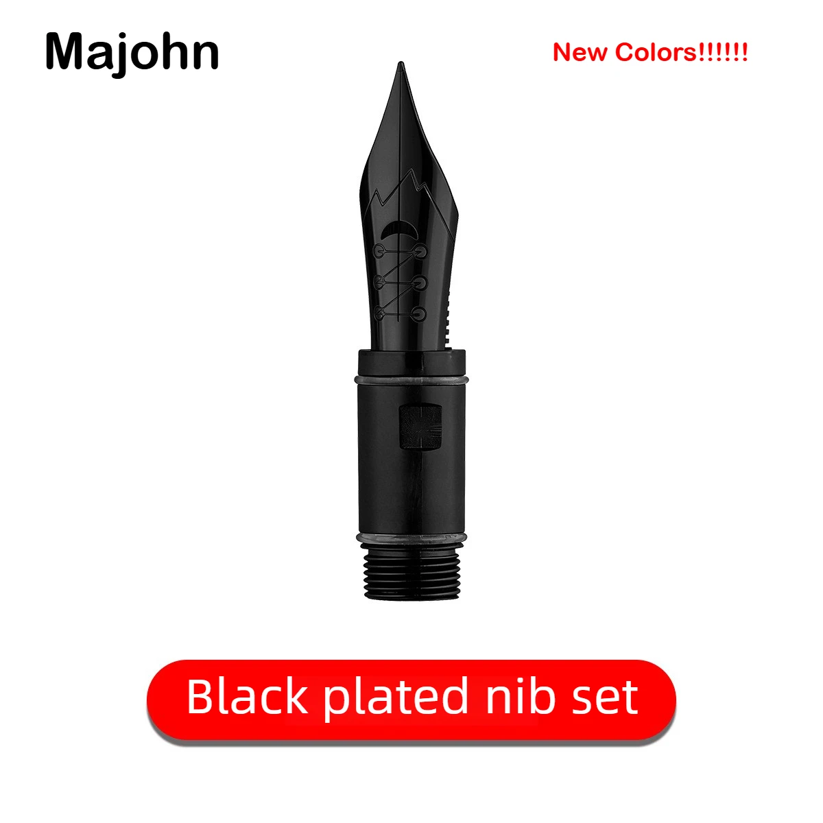 4 Color MAJOHN Flex Nib Flower Style Soft Elastic Calligraphy Flex Nib ES ER Round Body Pointed Tip for JINHAO 100 for P138 P136
