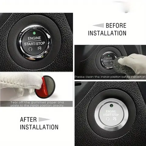 जीप ग्रैंड चेरोकी के लिए पुश टू स्टार्ट बटन लाल मेटल डीकल कवर सजावट ट्रिम्स जीप ग्रैंड चेरोकी एक्सेसरीज़ 2014-2022 के लिए 8 best sales जीप डिकल्स - №5