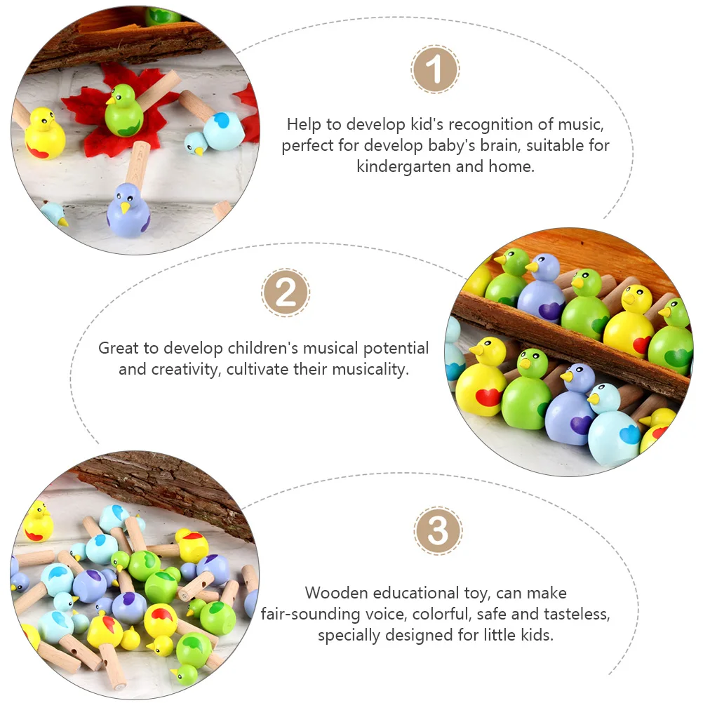 

4Pcs Lovely Animal Whistle Toy, Safe and Colorful Educational Music Toy for Kids, Fun Gifts for Birthday and Holidays