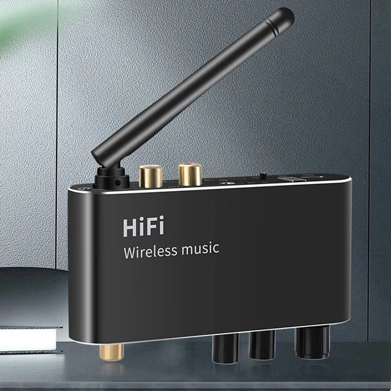 3 In 1 HIFI DAC Digital Audio To Analog Audio Converter Bluetooth Receiver&Transmitter 3.5MM AUX Coaxial Optical Fiber