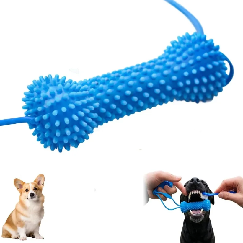 Dog Toothbrushing Toy Suction  - đánh giá và giá Rubber Treat Dispensing Dog Toy