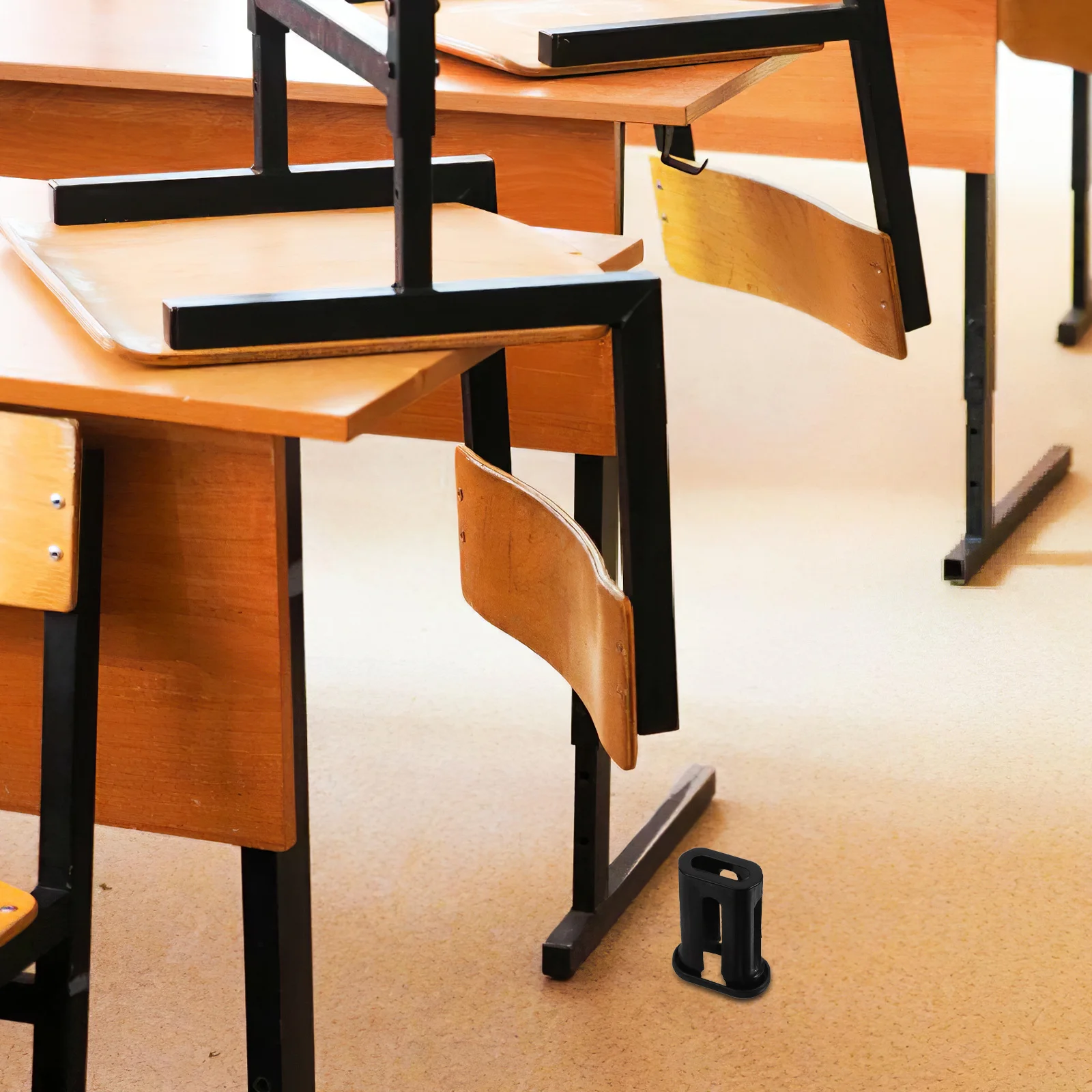 

12Pcs Non-Slip Chair Foot Covers Durable Plastic Leg Protectors for Furniture Floor Protection Easy Installation