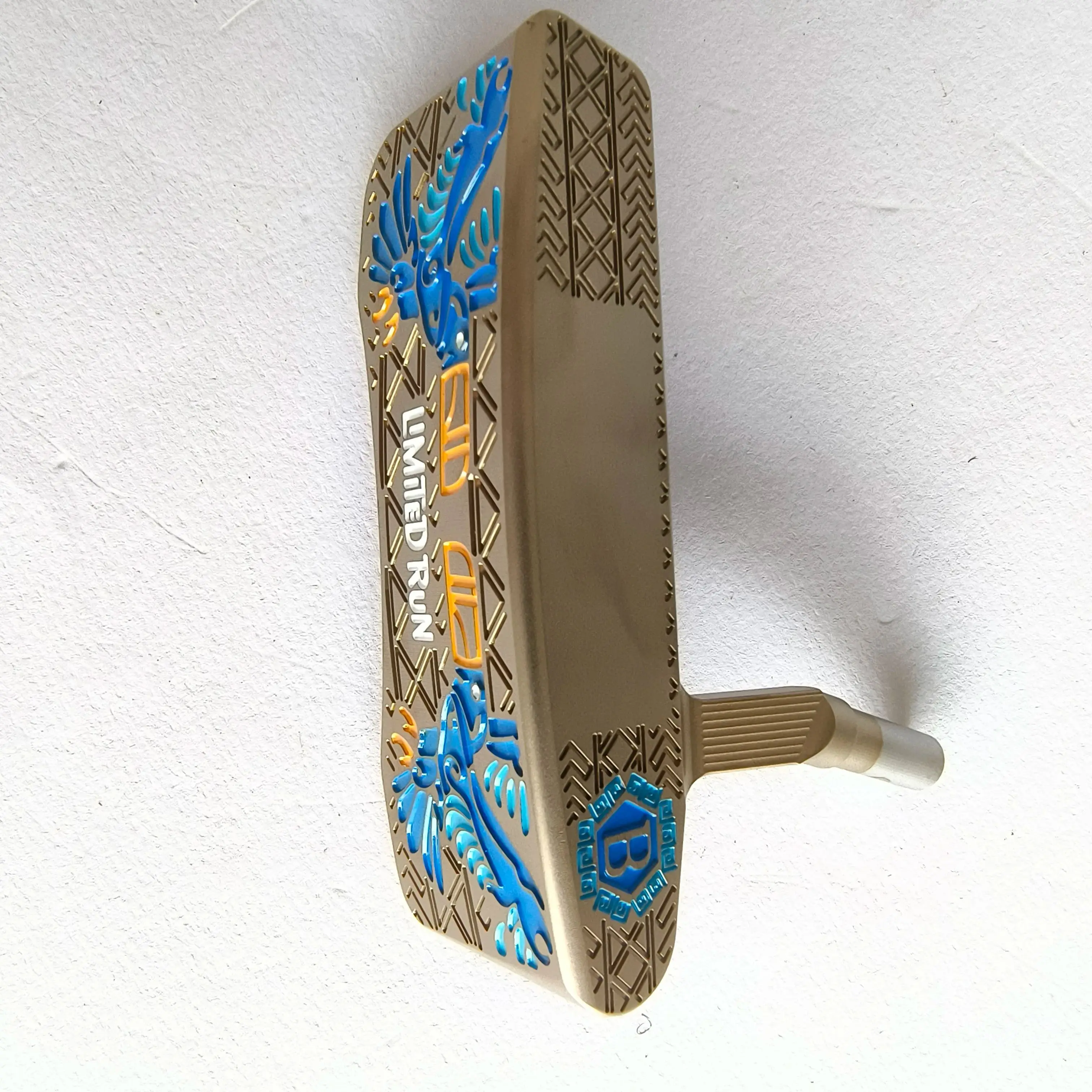 JUNYUE golf putter gold golf putter,CNC Soft Iron Forged Golf Putter Head