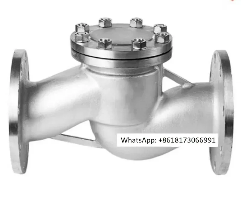 

304 stainless steel lifting flange check valve H41W-16P horizontal one-way check valve DN50 80 100