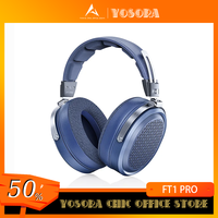 FiiO FT1 Pro Blue Wired Hi-Fi Headphones Open-Back Planar Magnetic High Sensitivity Custom Headsets  For Home Studio Recording