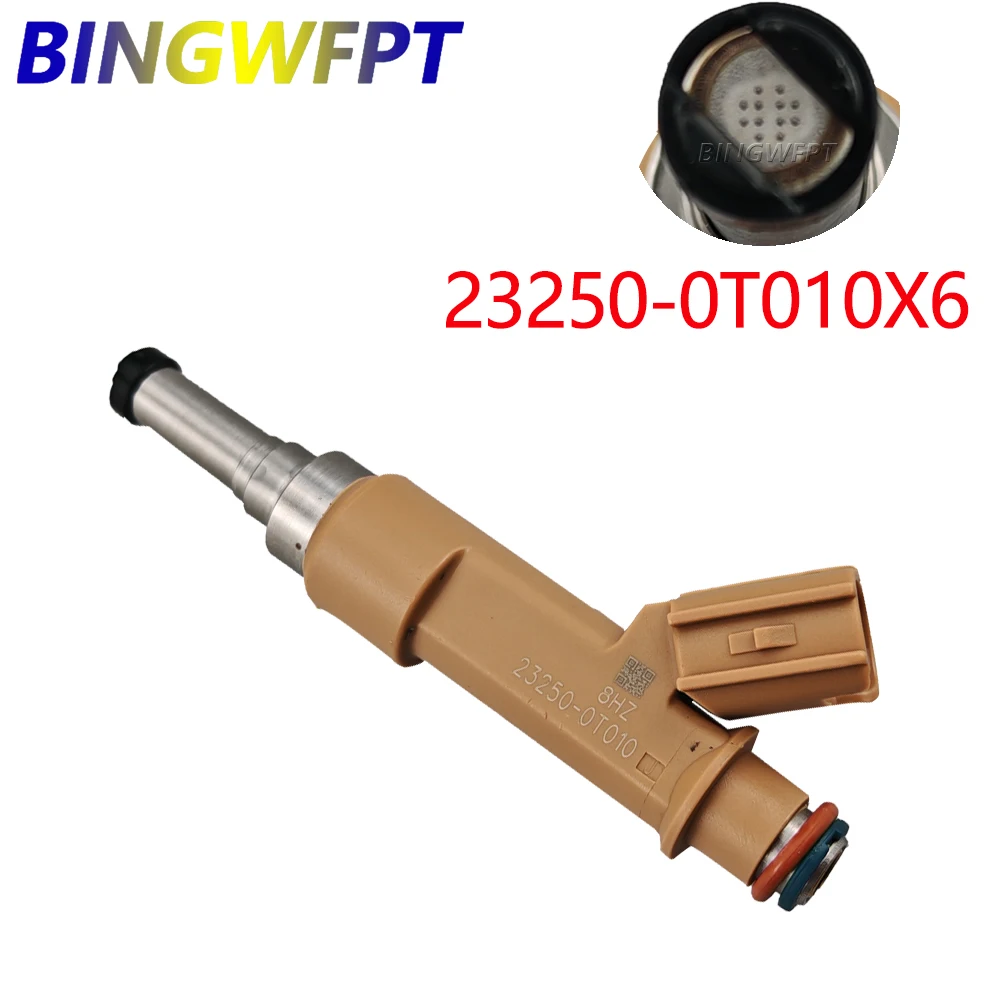 6PCS 23250-0T010 FOR Toyota Corolla Matrix Scion Fuel Injector 23209-39146 232500T010 2320939146