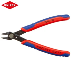 KNIPEX 78 61 125 Electronics Super Knips Comfort Grip Precision Electronic Shearing Plier