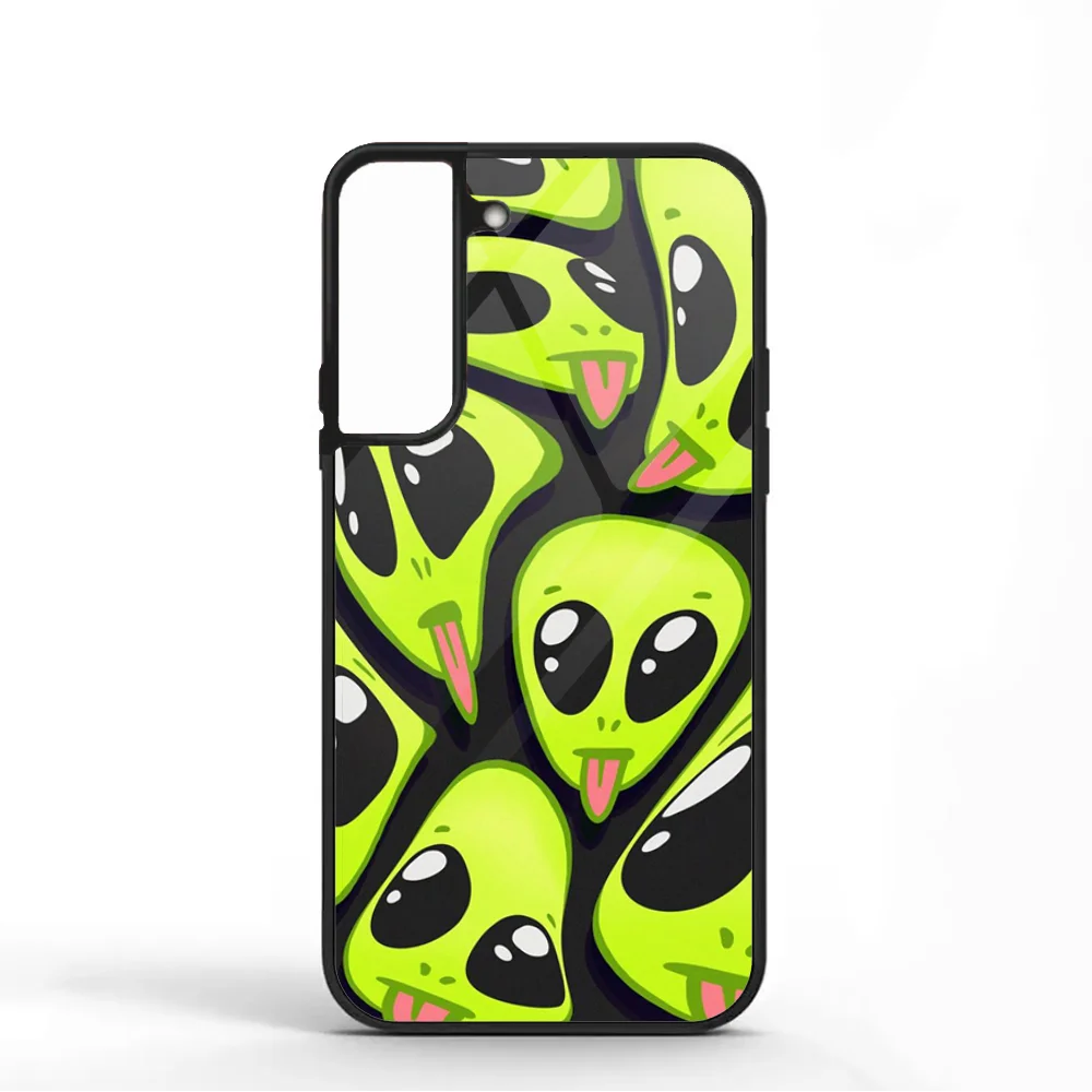 

Fun Paint Graffiti Art Phone Case For Samsung S10 S20 S21 S22 S24 S30 Plus ULTRA Mirror Acrylic Cover