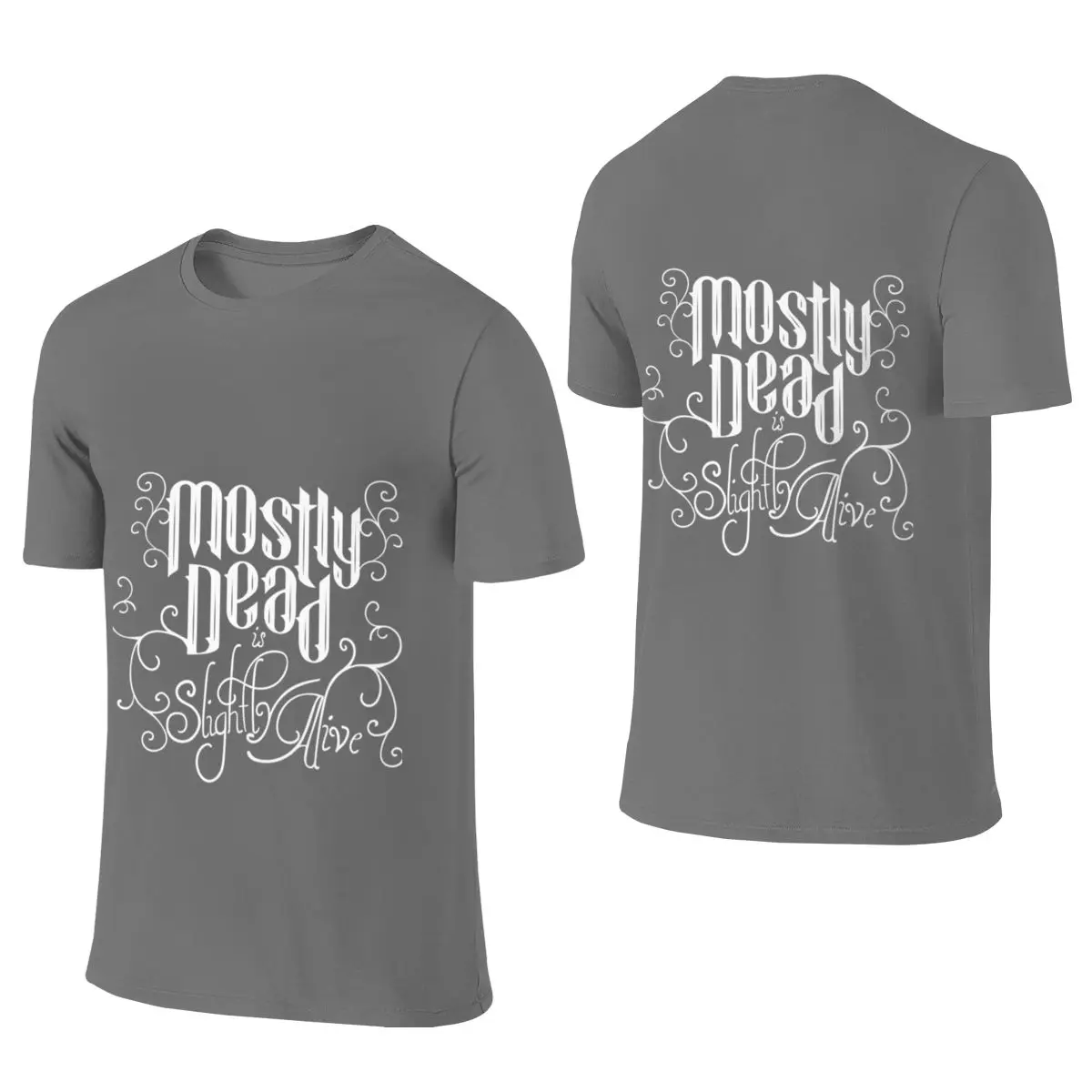 Mostly Dead Wrinkle-Resistant Reversible T-shirt Retro Vibe High Cost-Performance Women's T-shirts