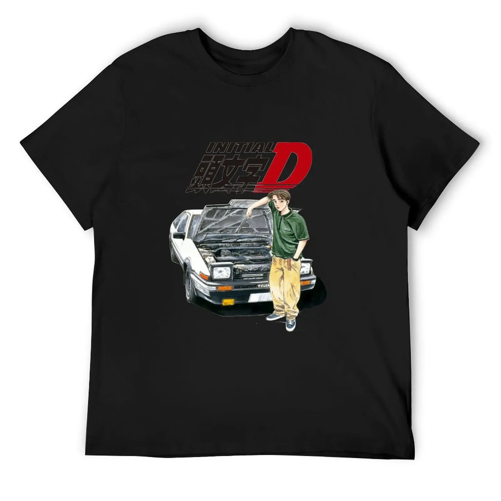 

Anime Initial D T-Shirt tees summer top men tshirt