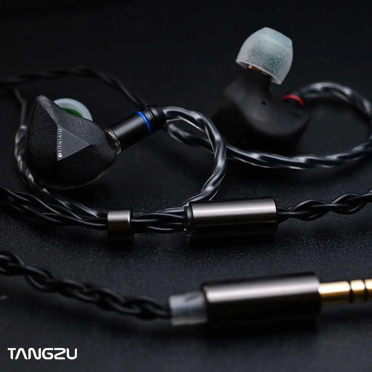 TANGZU FUDU VERSE 1 auriculares con cable, audífonos dinámicos de 10mm + 2 monitores internos de armadura equilibrada, 0,78mm, 2 pines