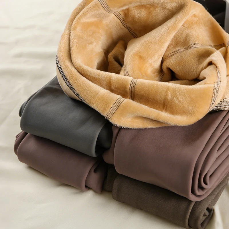 النساء الشتاء الصوف المخملية الحرارية جوارب دافئة شفافة جوارب طويلة صوف مبطن وهمية شفافة الجوارب ملابس عصرية غير رسمية