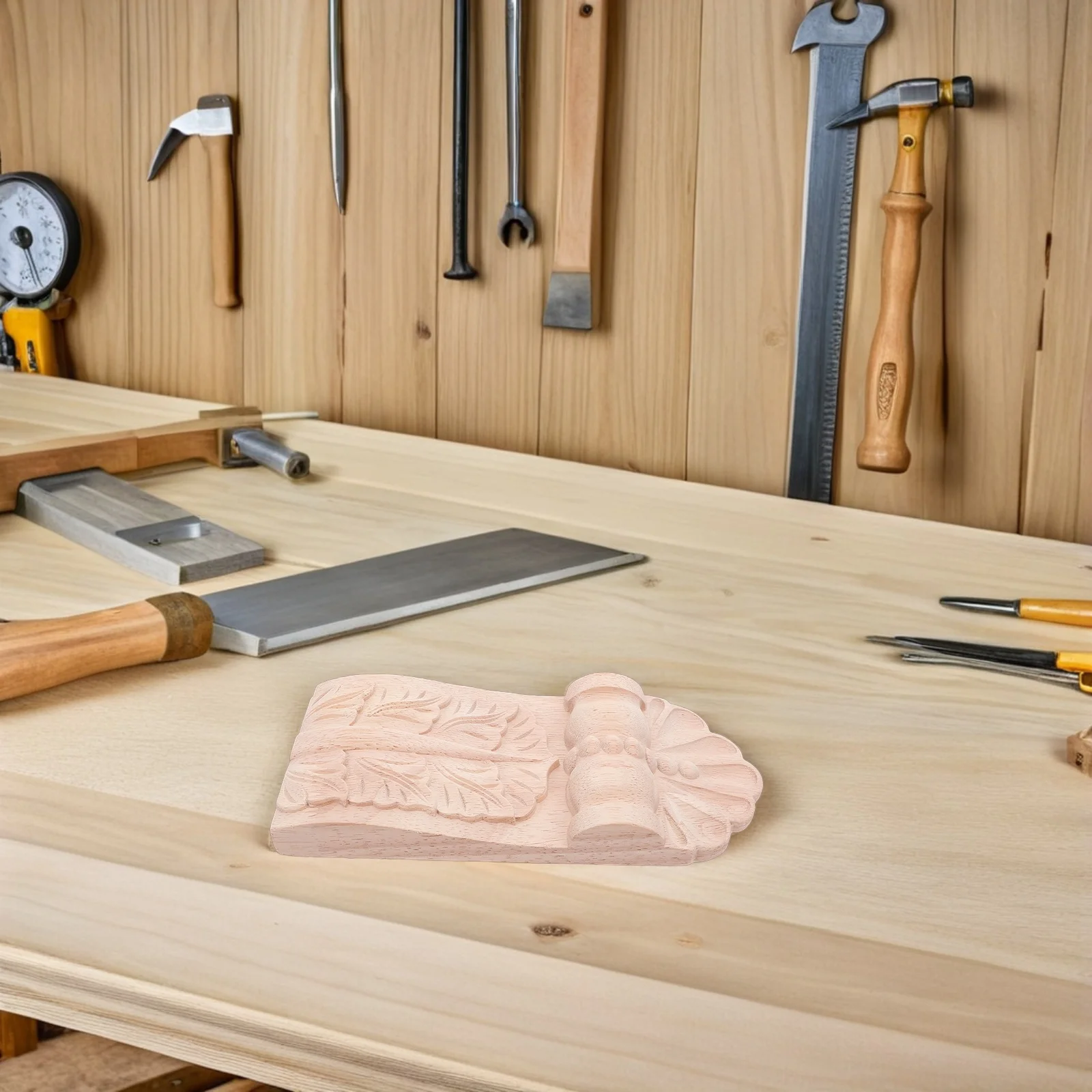 

Classical Capital Carved Wood Corbels for Mantels Kitchen Islands Vintage Decorative Trim Applique Supports Roman Column Decor