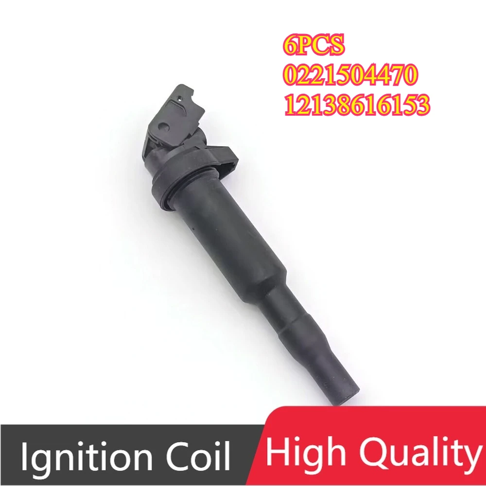 

6Pcs 0221504470 UF592 12138616153 12137594937 Ignition Coils For BMW 128i 320i 325i 335i 328i 525i 530i 330i 650i X5 X6 M3 Z4