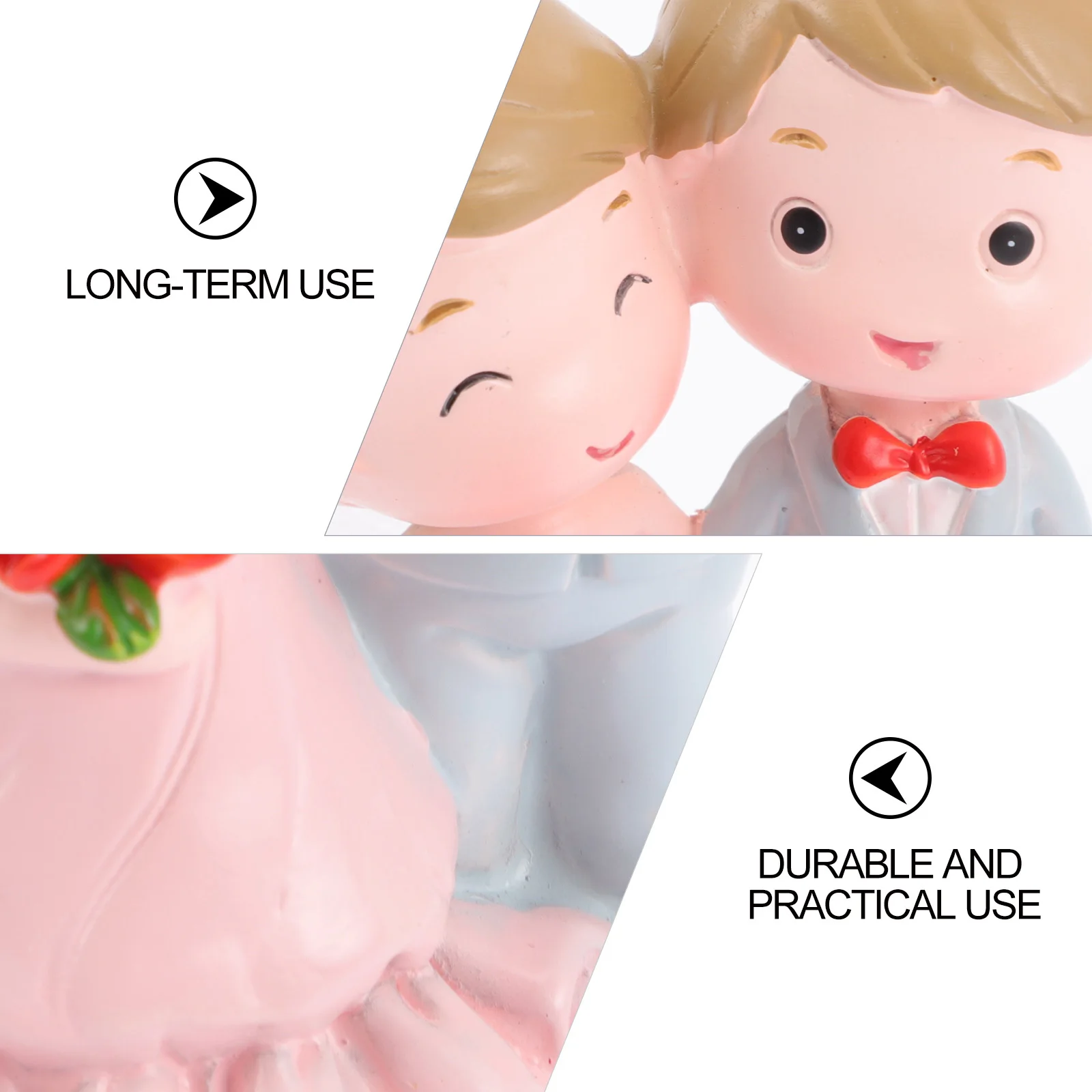 

Wedding Cake Topper Premium Resin Bride Groom Figure Small Statue For Dessert Decor Couple Figurines Decoration